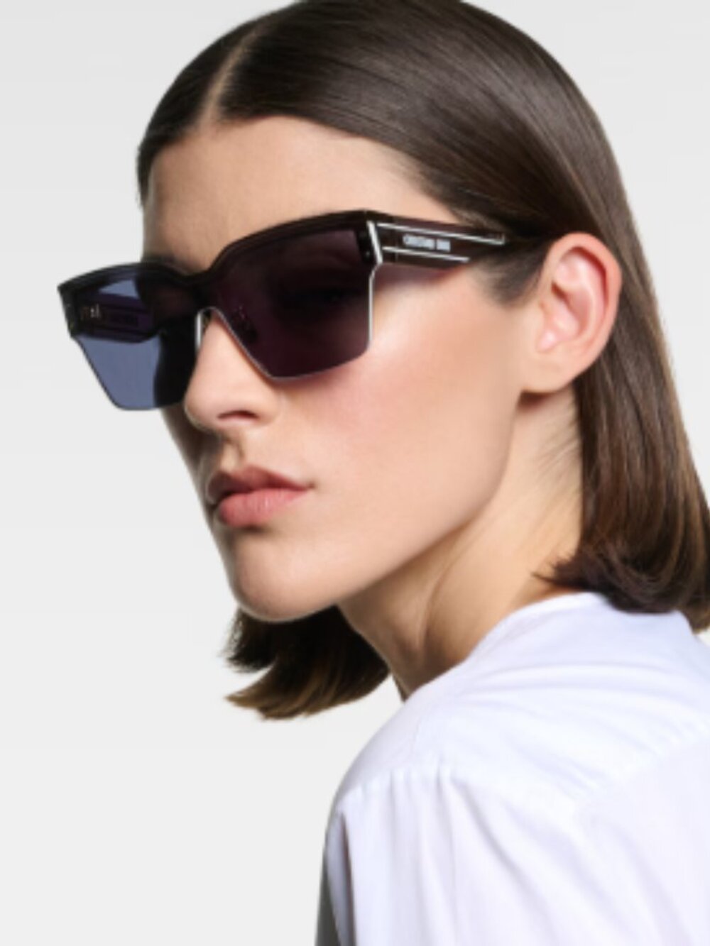 Dior DIORCLUB M4U CD 40090 U 20A Shield Sunglasses Black Gold